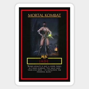 Mortal Kombat - MK Fighters - Jade - Poster - Sticker and More - 1806202 Sticker